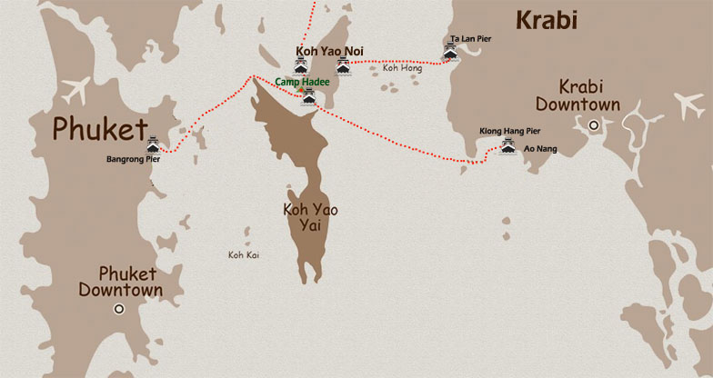 Camp Hadee Map.
